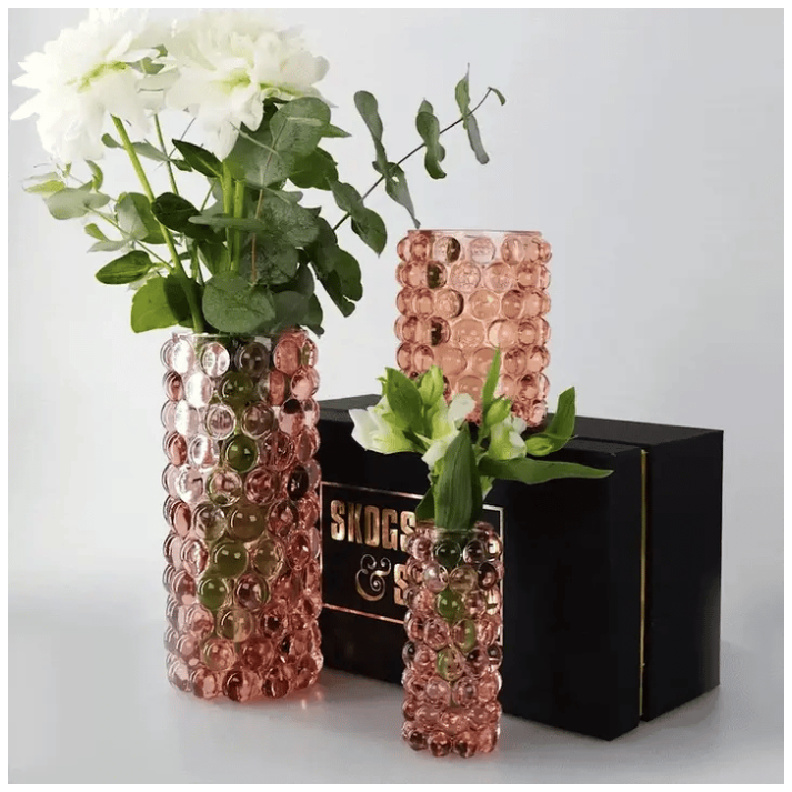 Hurricane Boule Vase – Rosé