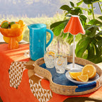 Turtle Beach Towel - Gold & Orange Geometric