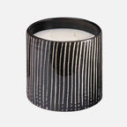 Hand-painted ceramic scented candle Zebre  Stripe -( XL )