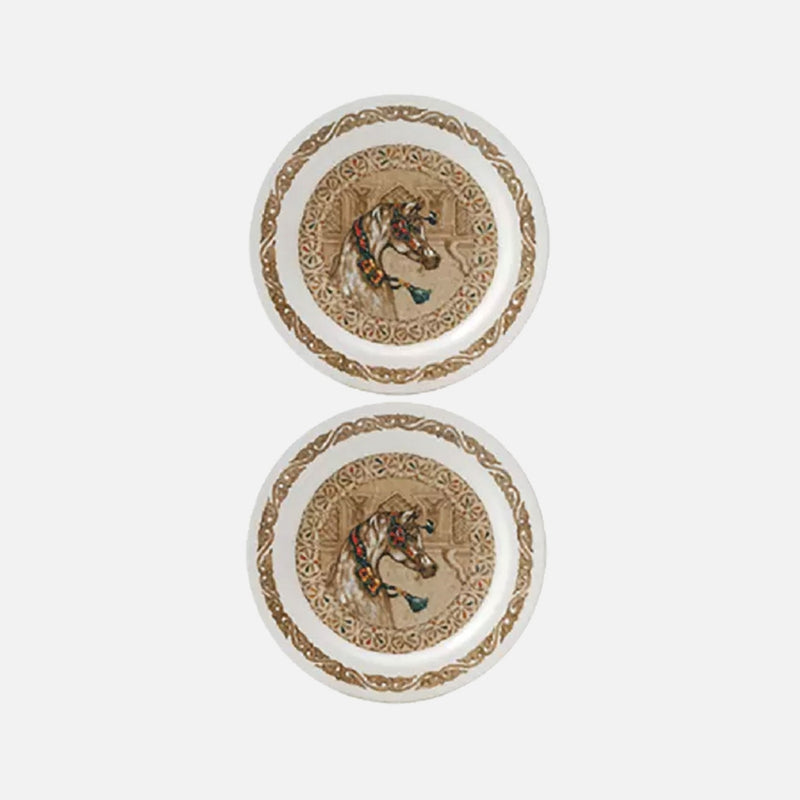 Chevaux Du Vent Coaster/ Bread Plate, 12.8cm, Set of 2