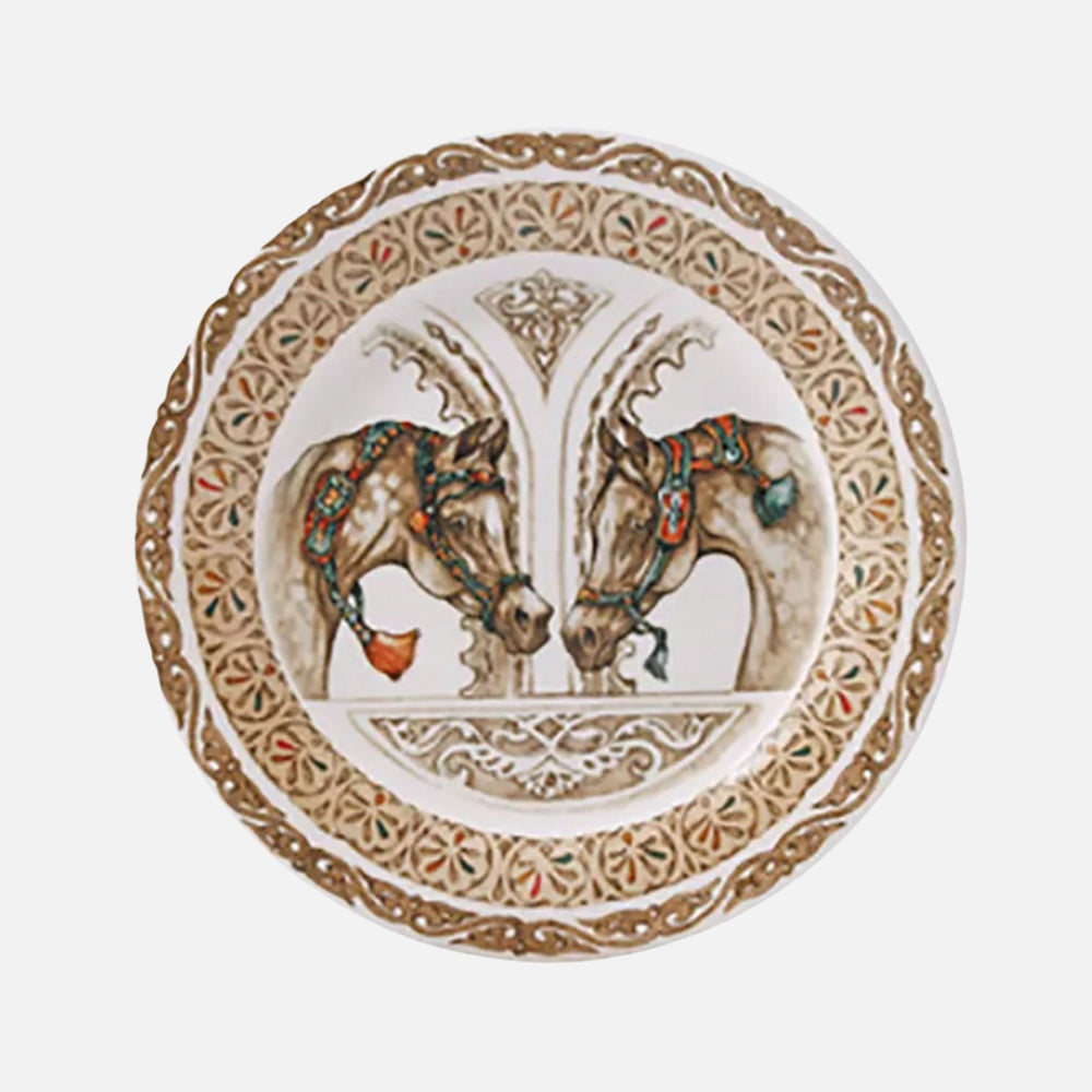 Wind Horses Set of 4 canapé plates (Ø 16,5 cm )
