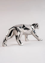 Panther Sculpture Silver