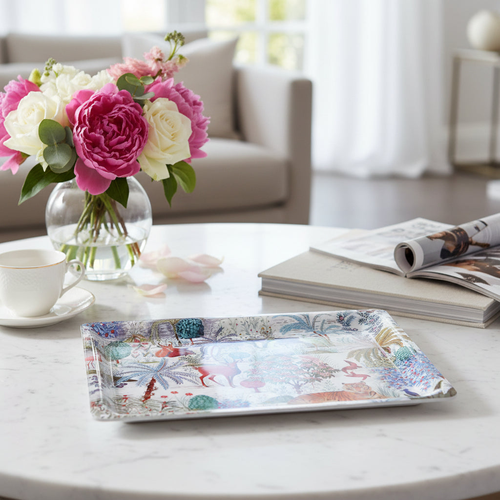 Small acrylic tray - The palace garden