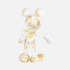 Star Style Mickey Small Figurine - White/Gold