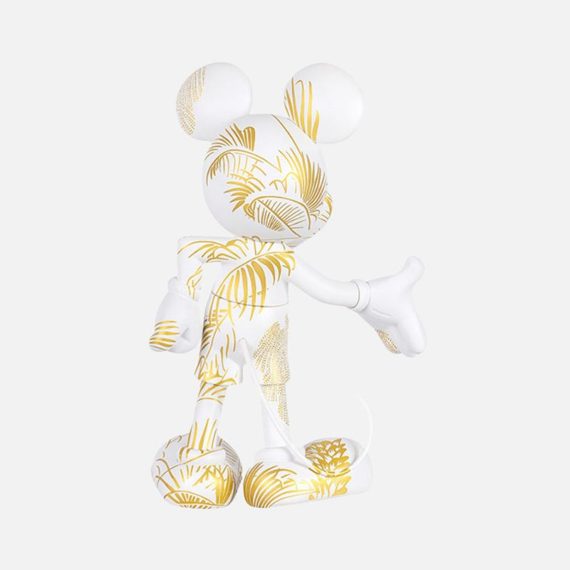Star Style Mickey Small Figurine - White/Gold