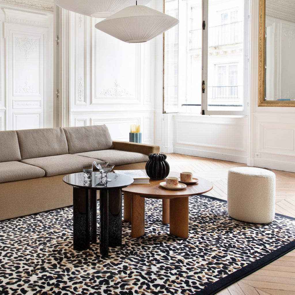 Leopard rug