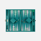Teal Alligator Medium Backgammon