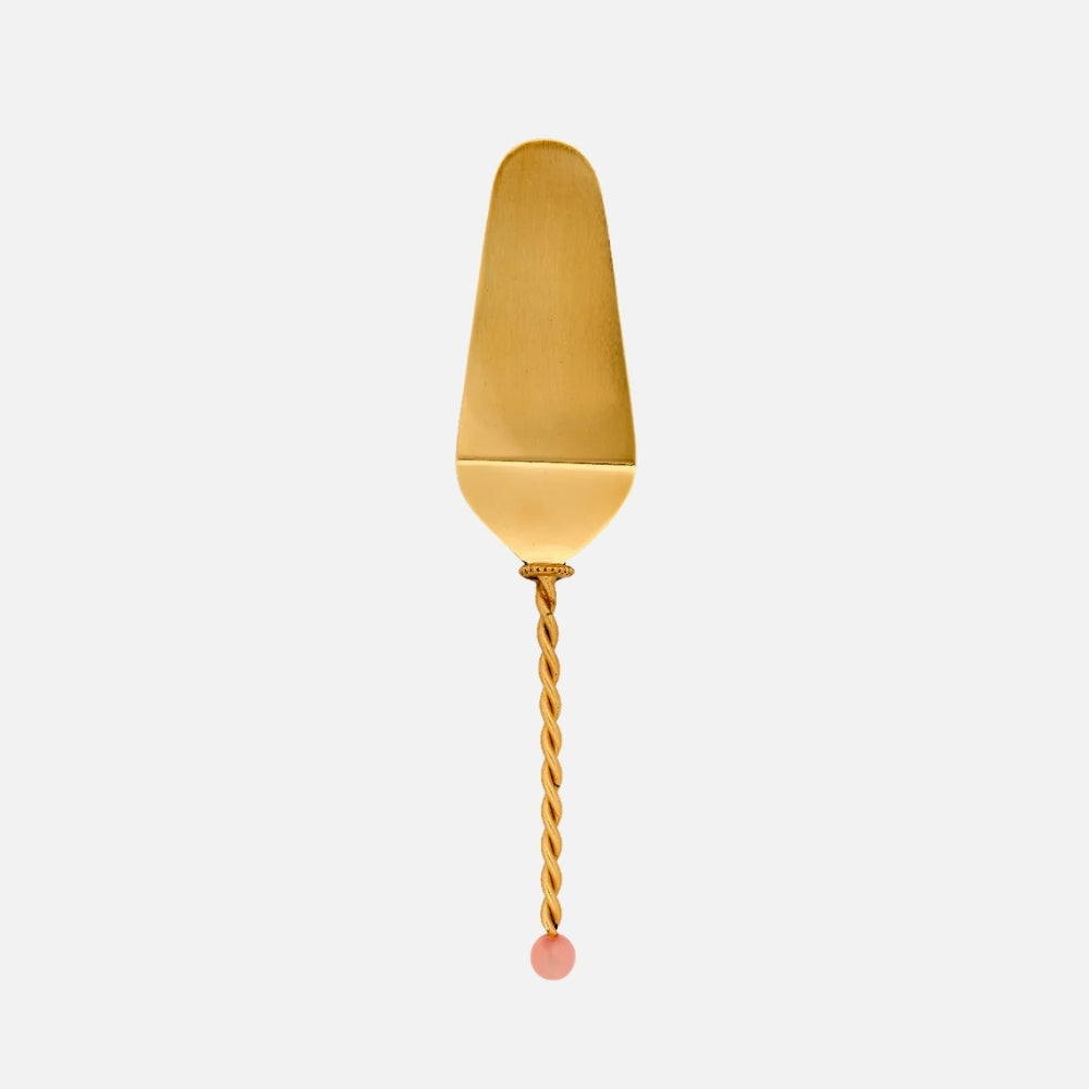 Torchon Cake Shovel – Gold, 27.5 cm