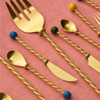 Torchon Salad Serving Set, 31cm