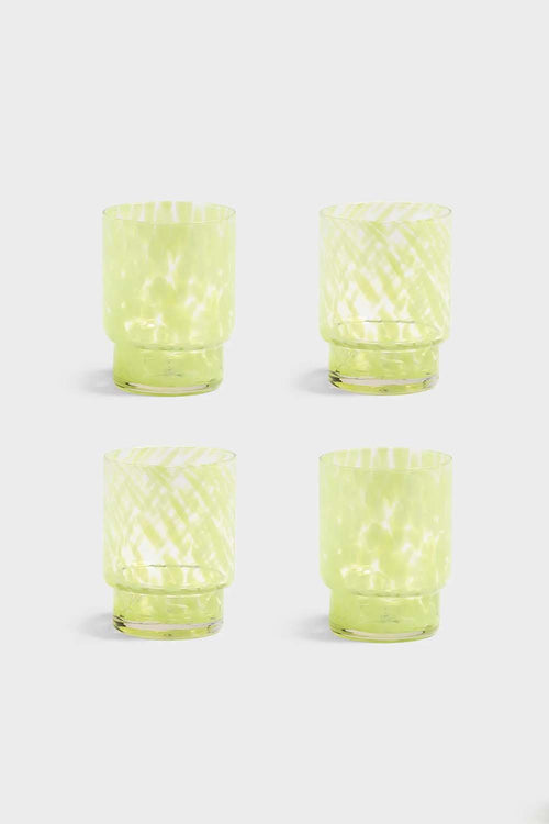 Tortoise Glass, Set Of 4