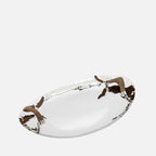 Abhika Aspen Round Tray – Silver