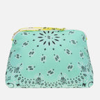 Call It Vanity Large - Coeurmint / Pale Yellow Handcrafted Toiletry Bag