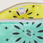Call It Vanity Large - Coeurmint / Pale Yellow Handcrafted Toiletry Bag