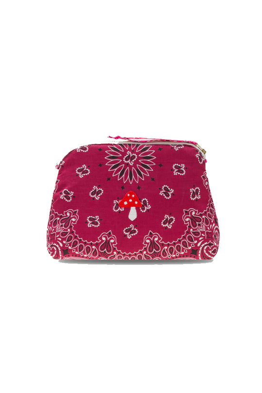 Call It Vanity Large - Champignonbordeaux/Fuchsia Handcrafted Toiletry Bag
