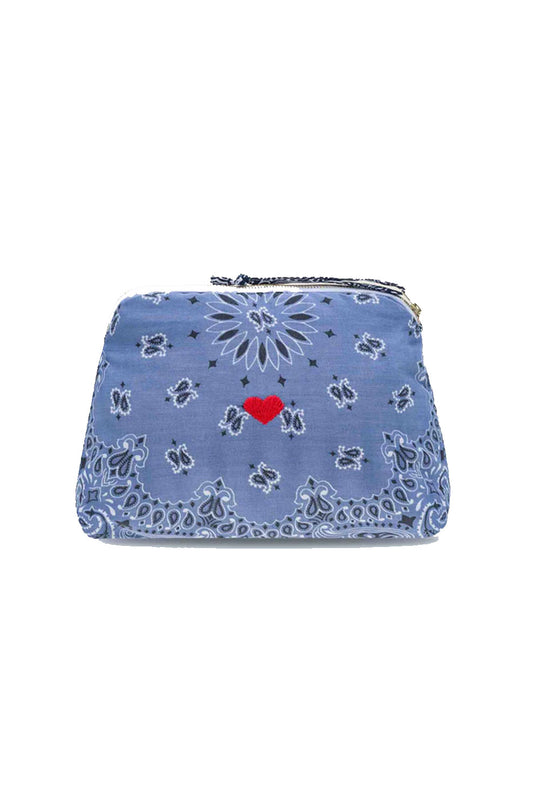 Call It Vanity Large - Coeurchambray/Navy Handcrafted Toiletry Bag