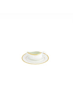 Le Verrier Gold Sauce Boat W.Saucer, 400ml