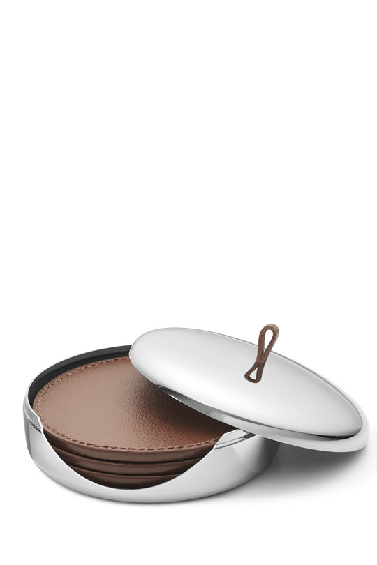 Sky Coaster Set Leather 4 Pcs