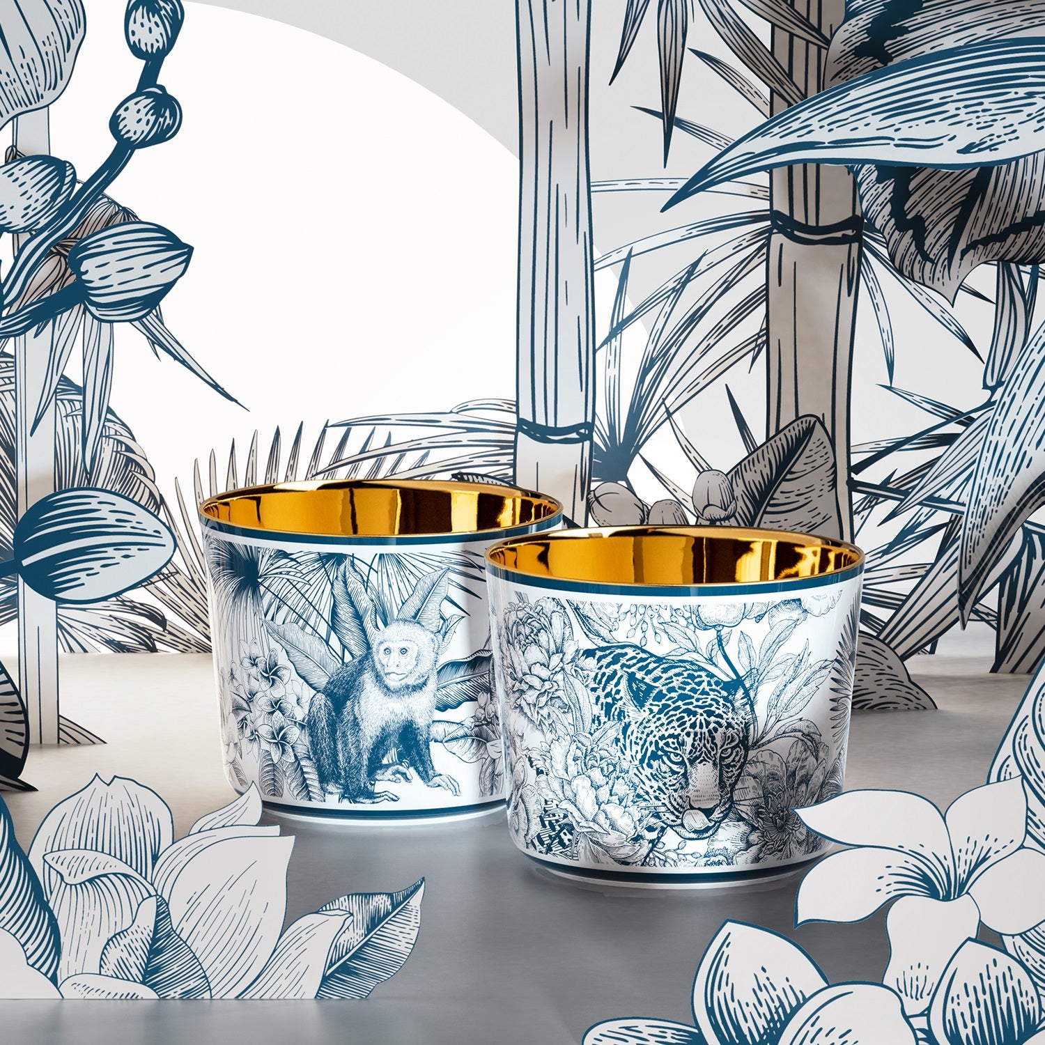 Champagne Goblet Leopard