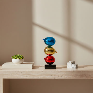 ZEN BALOONS BLUE-GOLD-RED