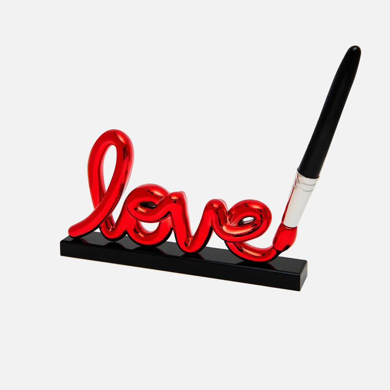 Sculpture Love Sign Red