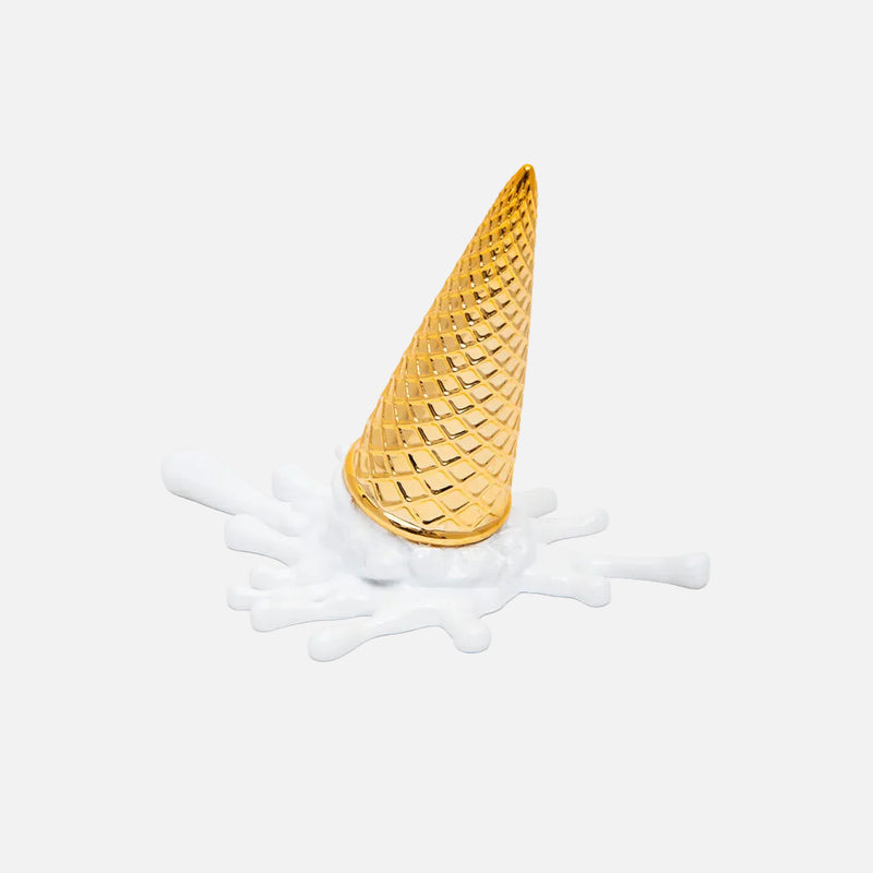 SPLAT! WHITE & GOLD 18 CM