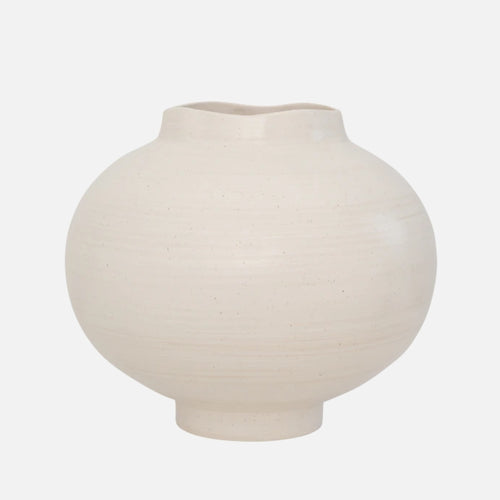 Camila Handmade Ceramic Vase – White