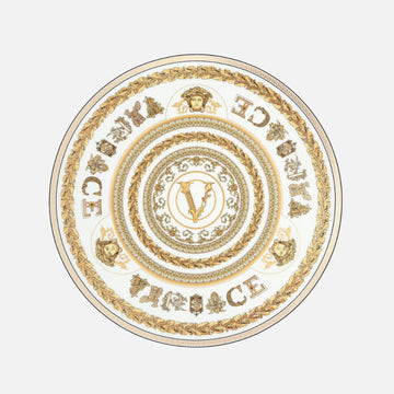 Virtus Gala Charger Plate – White Porcelain, 33 cm