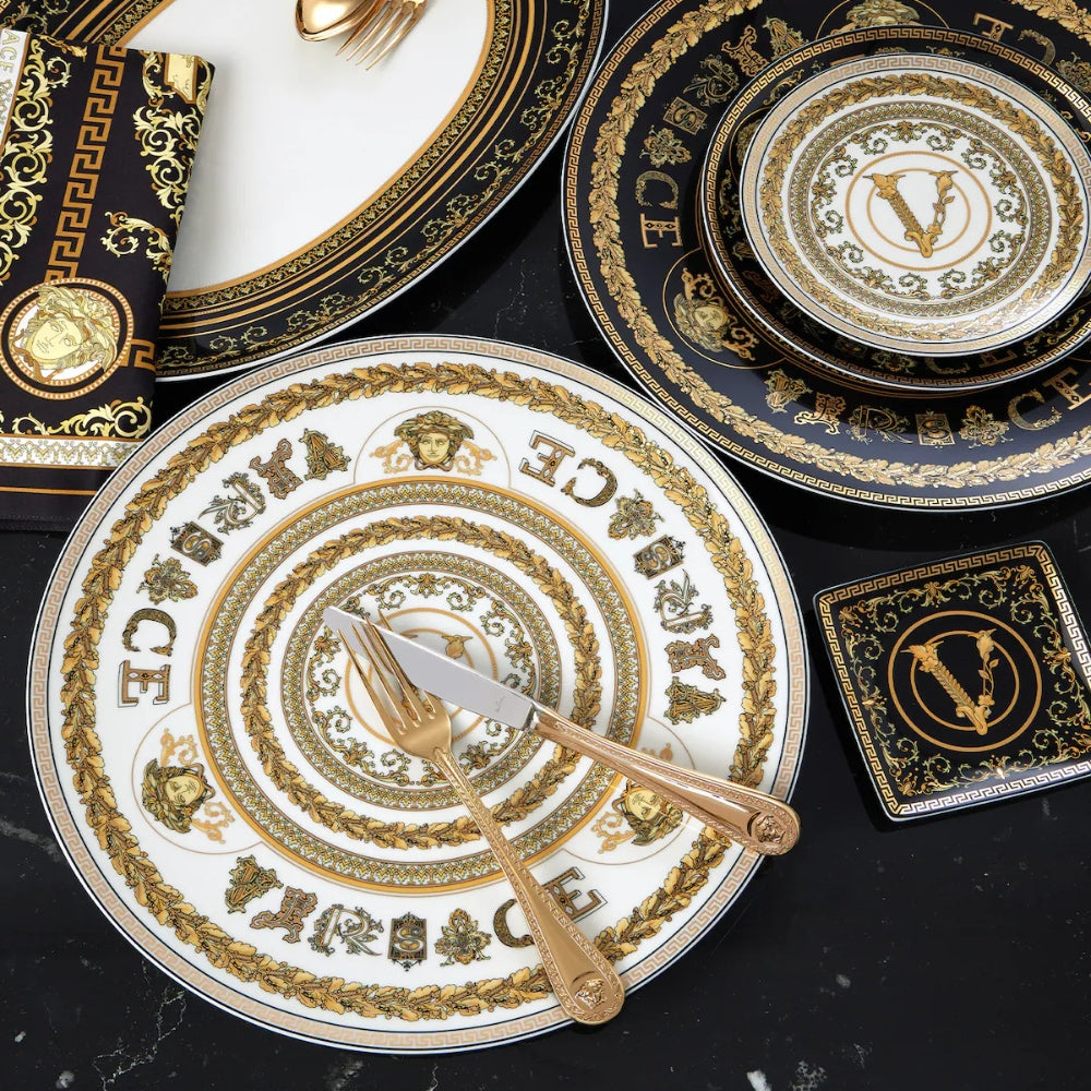 Virtus Gala Charger Plate – White Porcelain, 33 cm