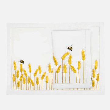 Wheat Napkin - White