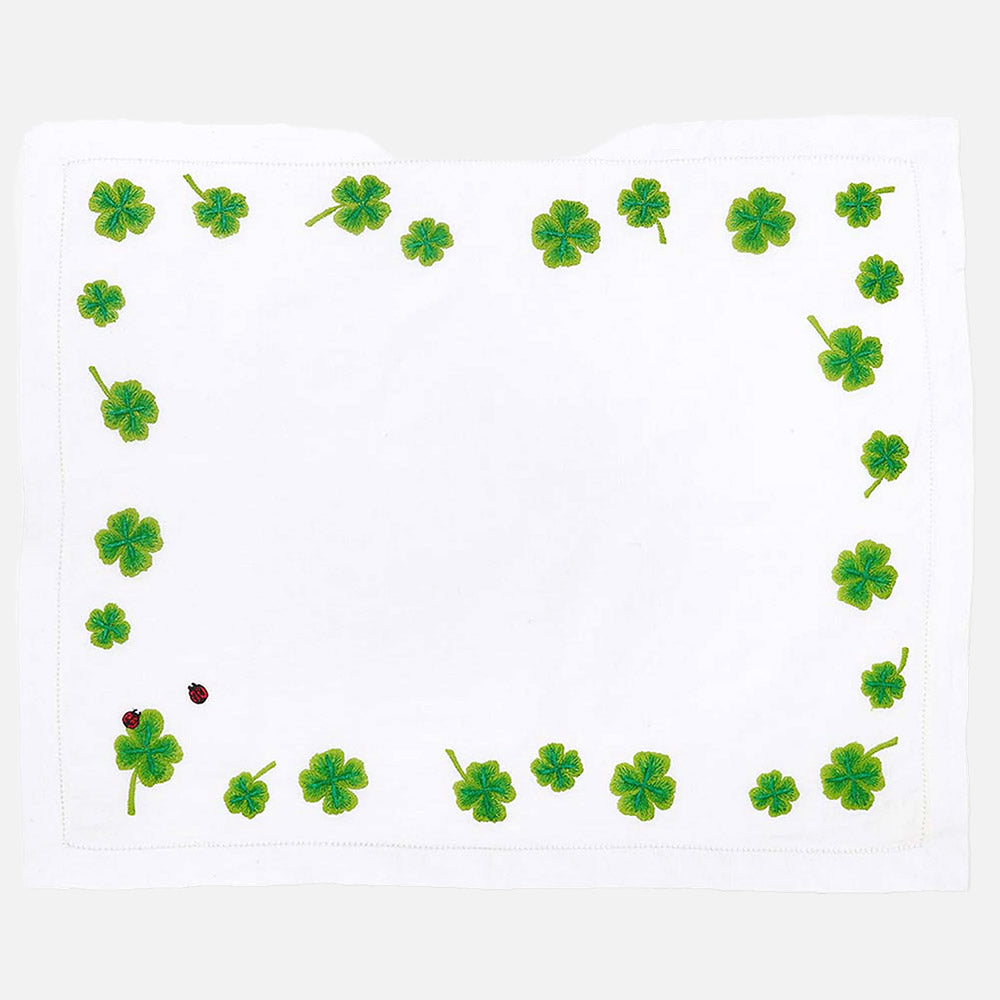 Clover Placemat - White