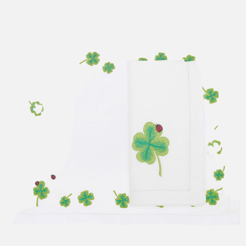 Clover Placemat - White