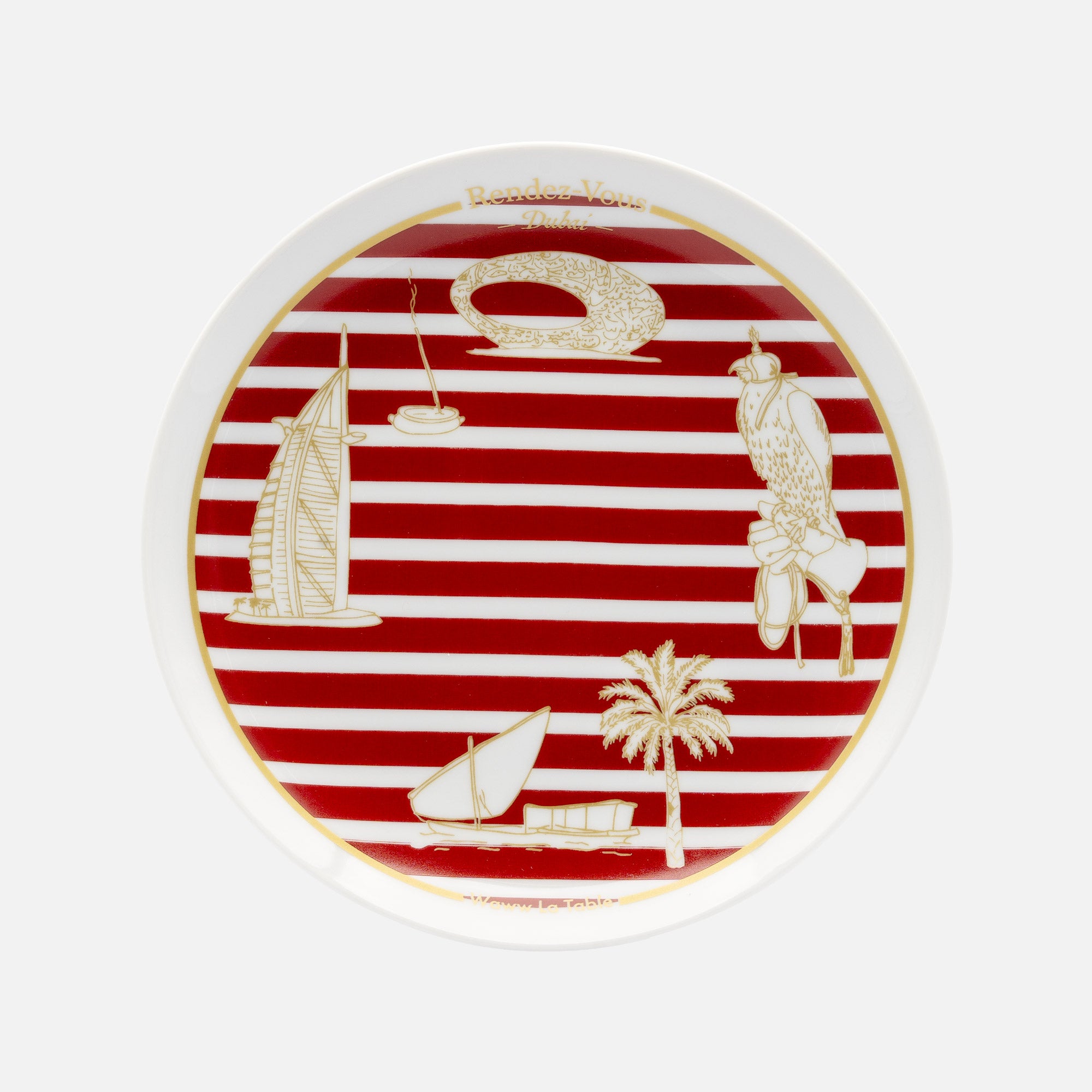 Dubai Salad Plate Box of 4 (21cm)