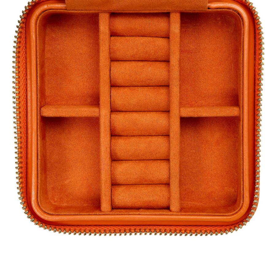 Maria Small Zip Case in Tangerine