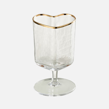 Heart Wine Glass – Romantic Glassware