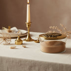 Candy Jar – Embossed Flower Sahara Rose (Small)