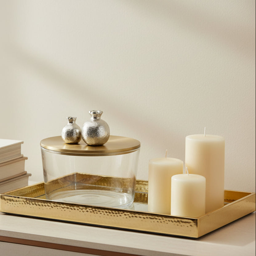 Candy Jar with Aluminium Lid – Silver Plated (Small)