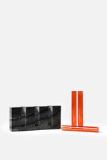 Luna Tube Glass Vase With Preserved Flower Arrangement