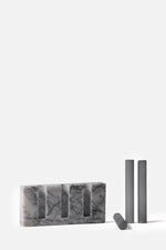 Lilac Marbel Base with Glass Tubes