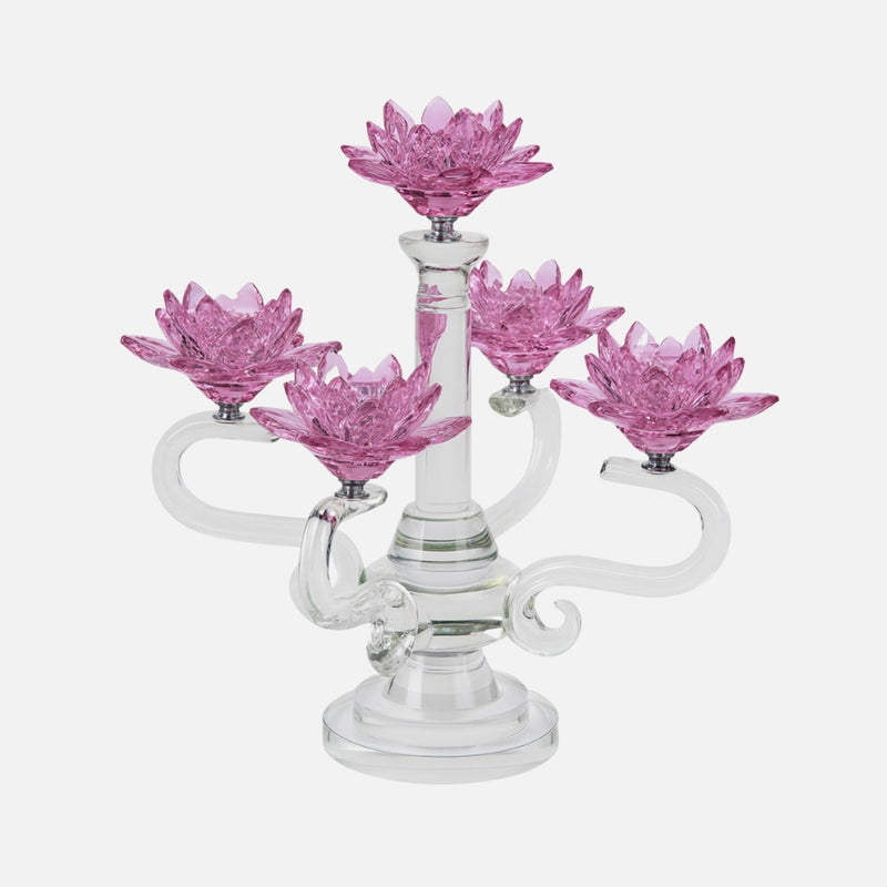 Romance 5-arm Candle Holder, 39cm