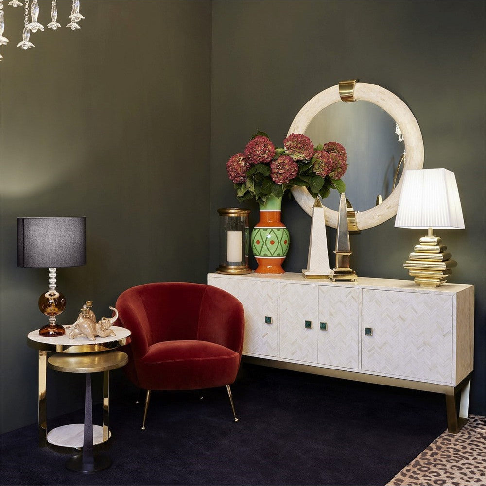 Round Wall Mirror Bonnie – Ø 114 cm