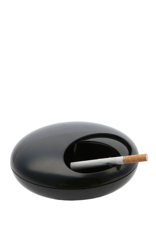 Melamine Pebble Ashtray, Black