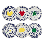 Archipel Sentimental - Set of 6 Archipel Dessert Plates