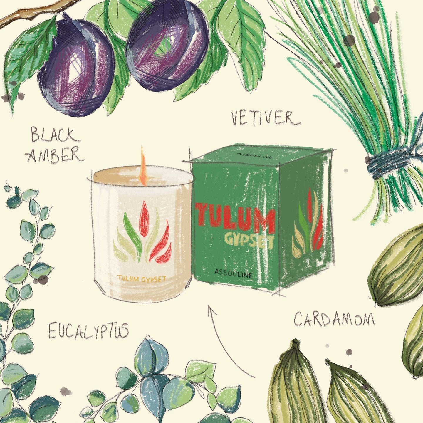 Tulum Gypset Travel From Home Candle (319 gm)