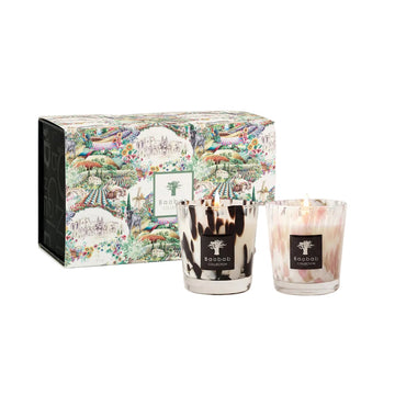 Black and White Pearls Candle Duo Gift Set