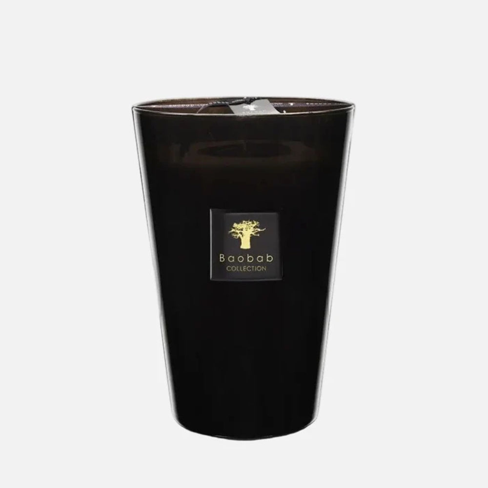 Baobab Collection Encre De Chine 7-wick scented candle in mouth-blown glass, 6.5kg, front view (2)