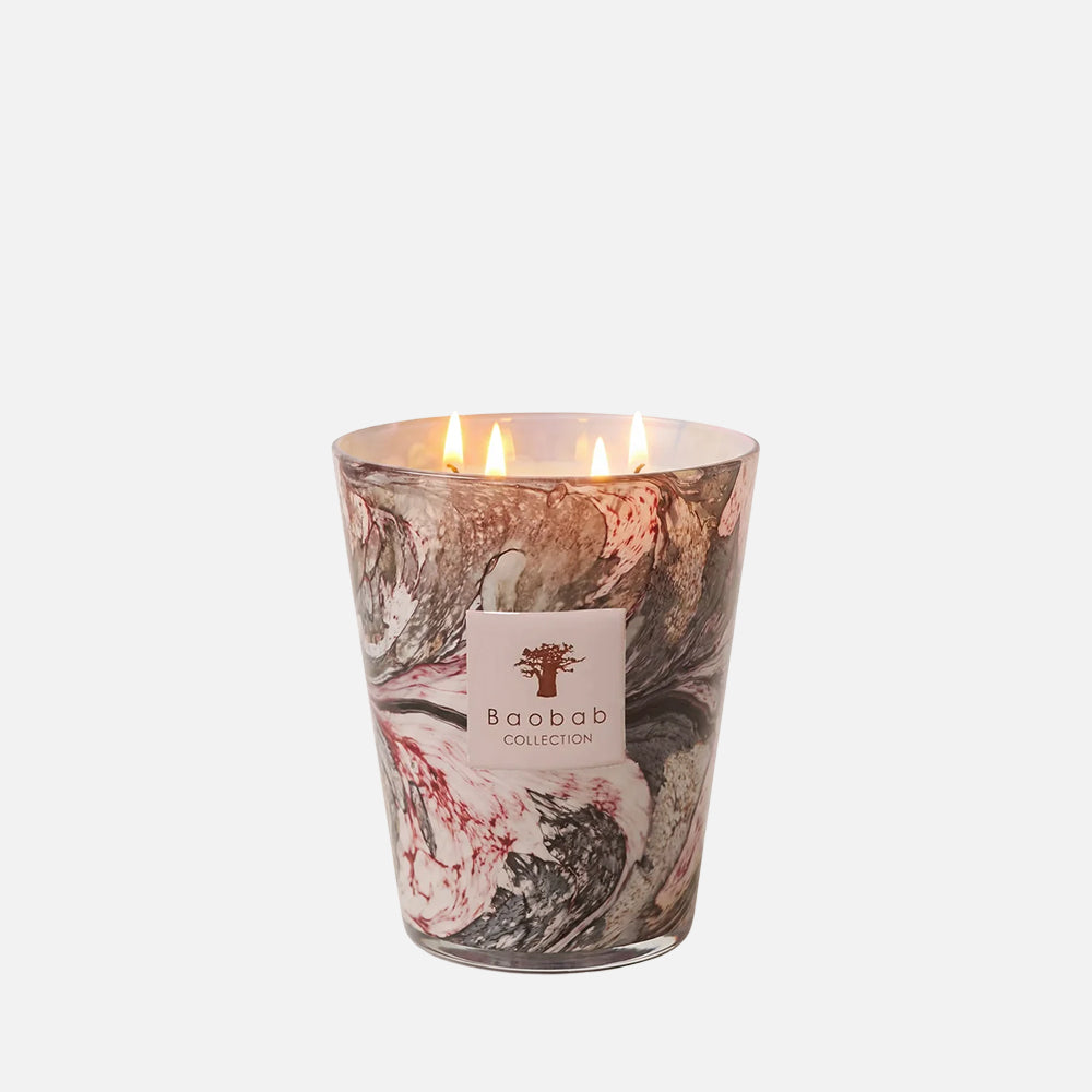 Baobab Collection Manon 4-wick scented candle in mouth-blown glass, 1.1kg, front view