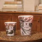 Baobab Collection Manon 7-wick scented candle in mouth-blown glass, 6.5kg, styled in a room setting