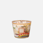 Baobab Collection Monaco 4-wick scented candle in mouth-blown glass, 500g, front view