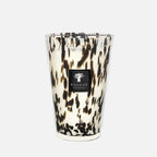 Baobab Collection Pearls Black 7-wick scented candle in mouth-blown glass, 6.5kg, front view (2)