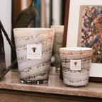 Baobab Collection Sand Atacama 5-wick scented candle in mouth-blown glass, 3kg, front view (3)
